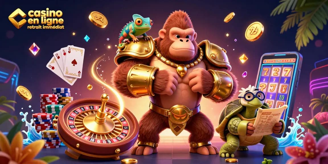 Casino en ligne retrait immédiat, gains rapides avec des personnages fantastiques et un décor dynamique.