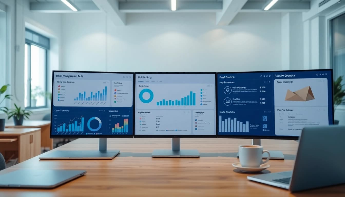 Compare Fyxer AI alternative tools for email management in a modern workspace.