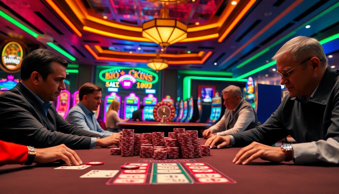 Agen89 menarik perhatian dengan pemain poker bersemangat dan suasana kasino yang hidup.