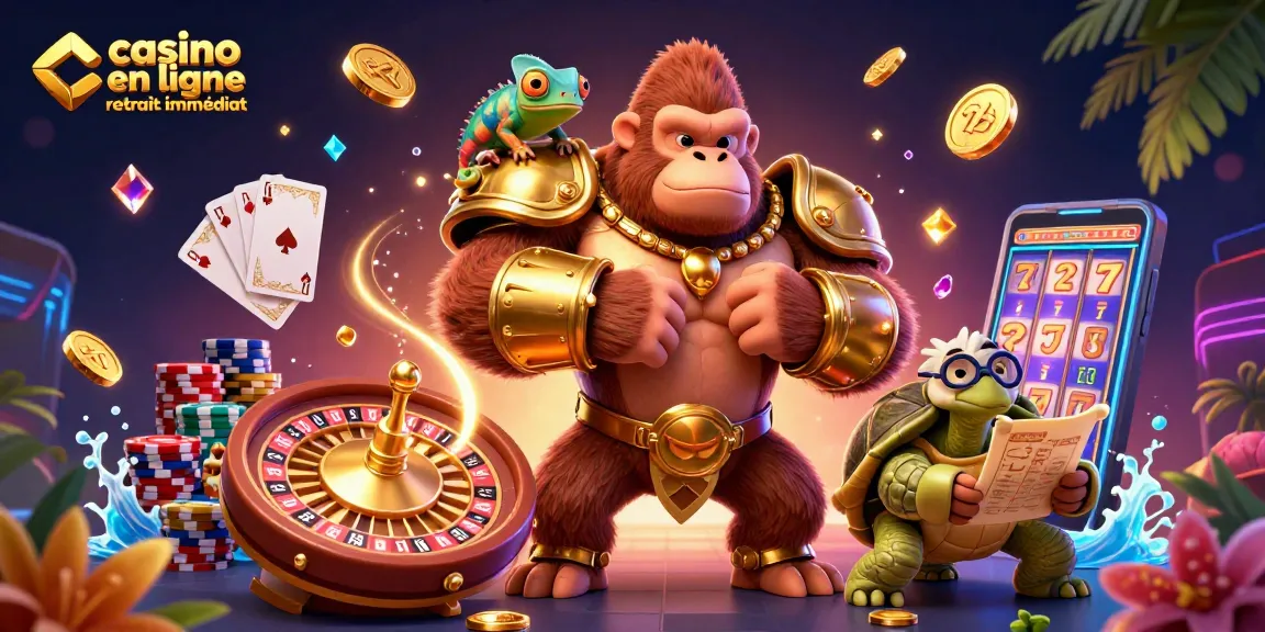 Casino en ligne retrait immédiat, gains rapides avec des personnages fantastiques et un décor dynamique.