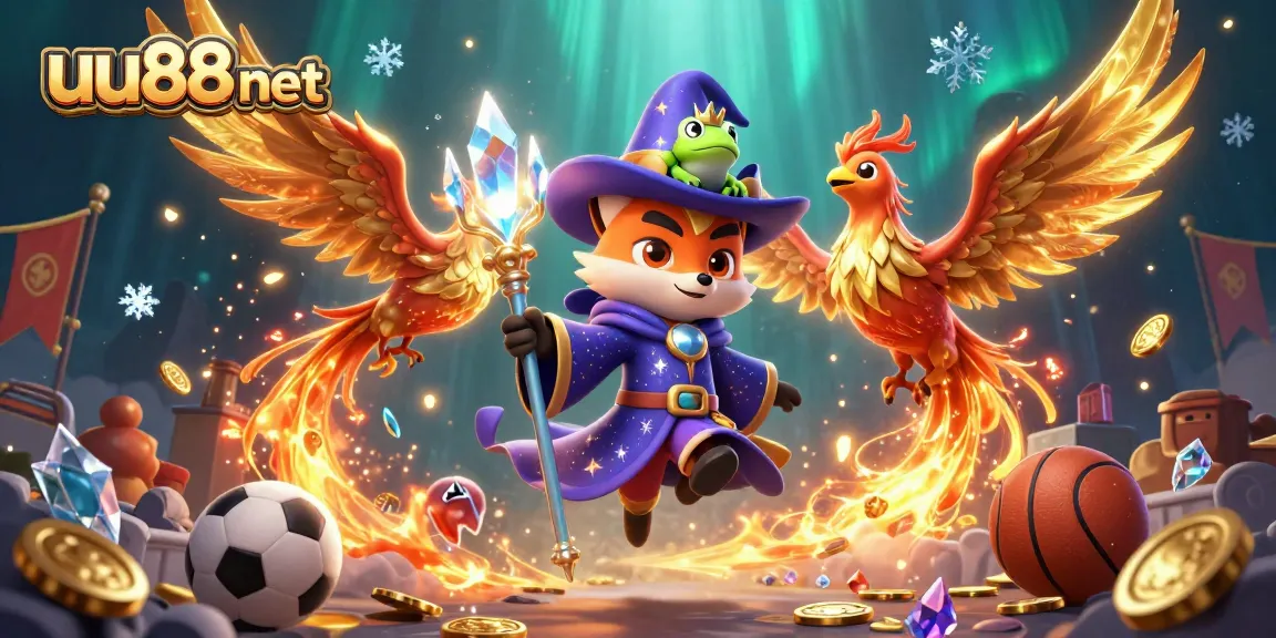 Engage with exciting sports betting at uu88 net with dynamic gambling elements and vibrant characters.