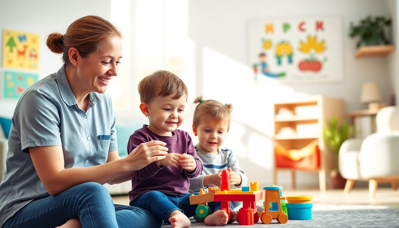 What is ABA therapy in a warm therapy session with a child, showcasing supportive interactions.