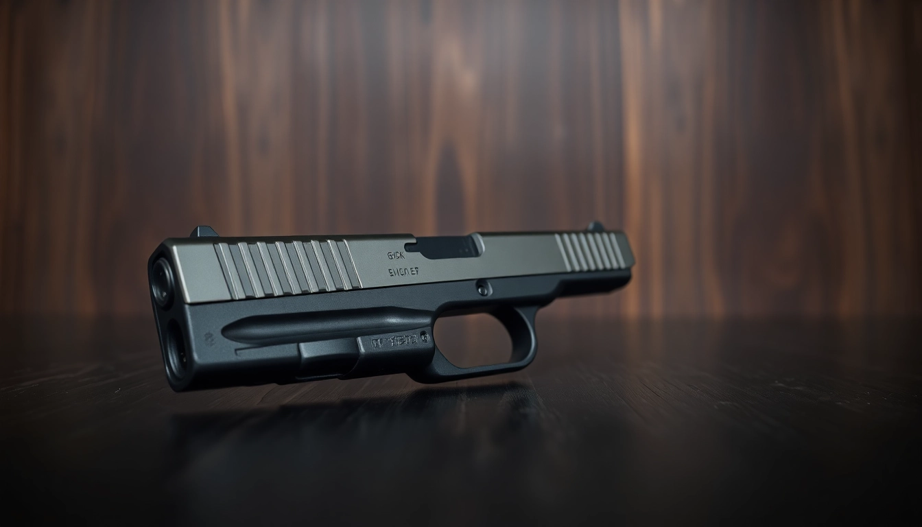 Showcase of a glock 17 slide highlighting its precision and craftsmanship.