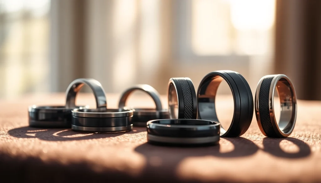 Stylish Gunmetal Wedding Bands for Men: Elegance for Every Occasion