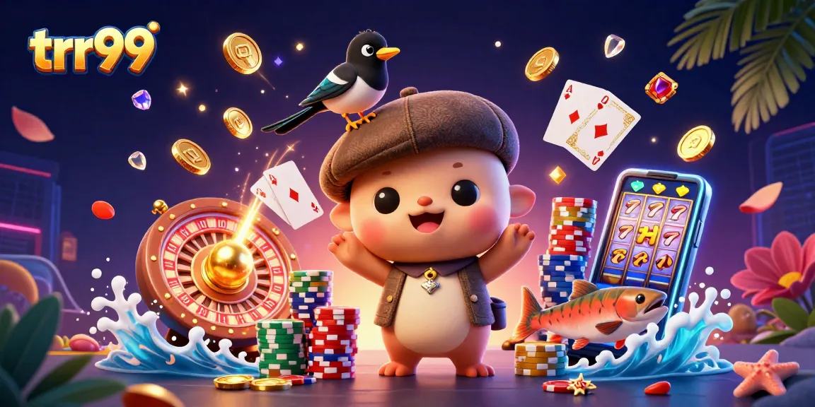Engage in winning strategies with trr99 while playing a vibrant cartoon casino adventure.