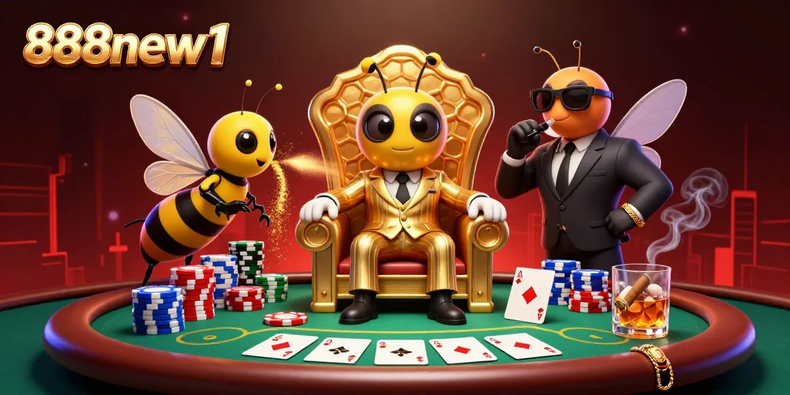 Engage in thrilling poker at 888new1 casino with mob-inspired elements and vibrant character dynamics.
