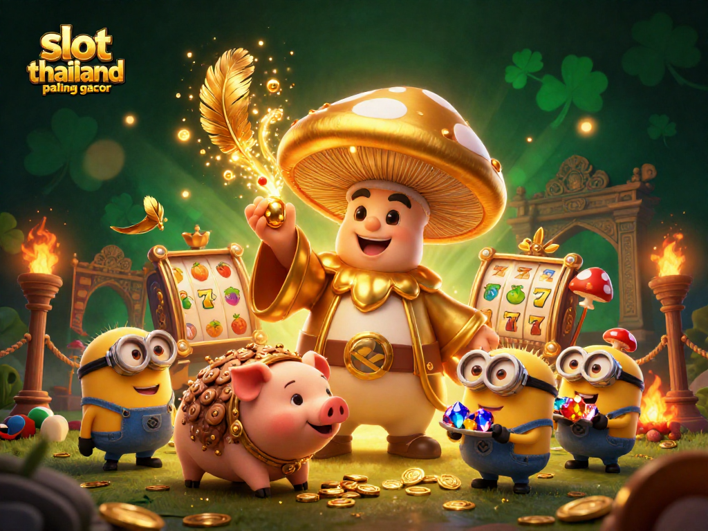 Experience the thrill of slot thailand paling gacor with magical characters and vibrant casino elements in action.