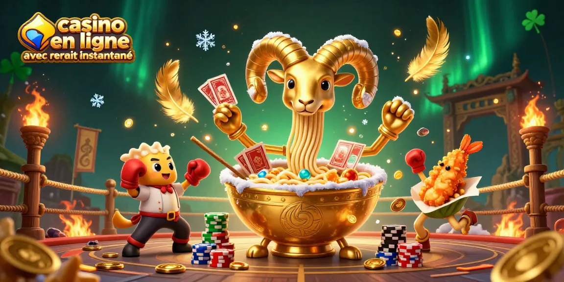 Jouez au casino en ligne avec retrait instantané avec des personnages animés de style cartoon.