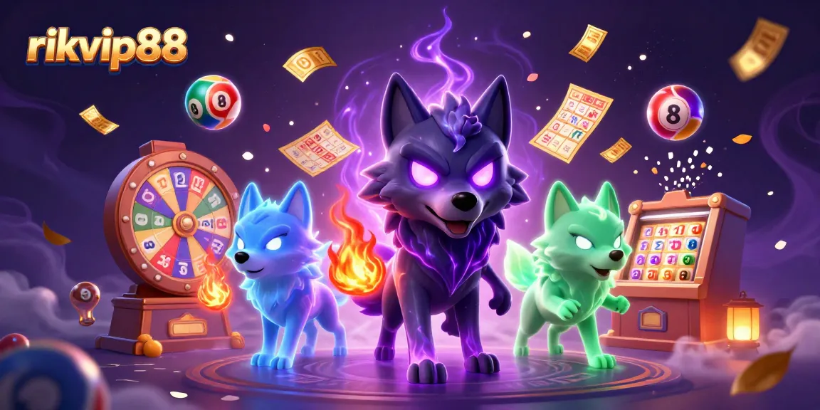 Experience exciting gambling at rikvip88 with dynamic lottery elements and mystical wolves.