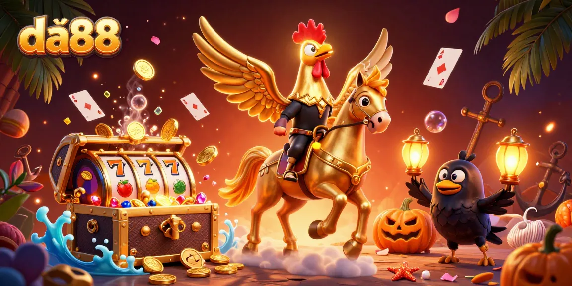 Experience the vibrant energy of da88 in this thrilling casino scene filled with exciting elements!