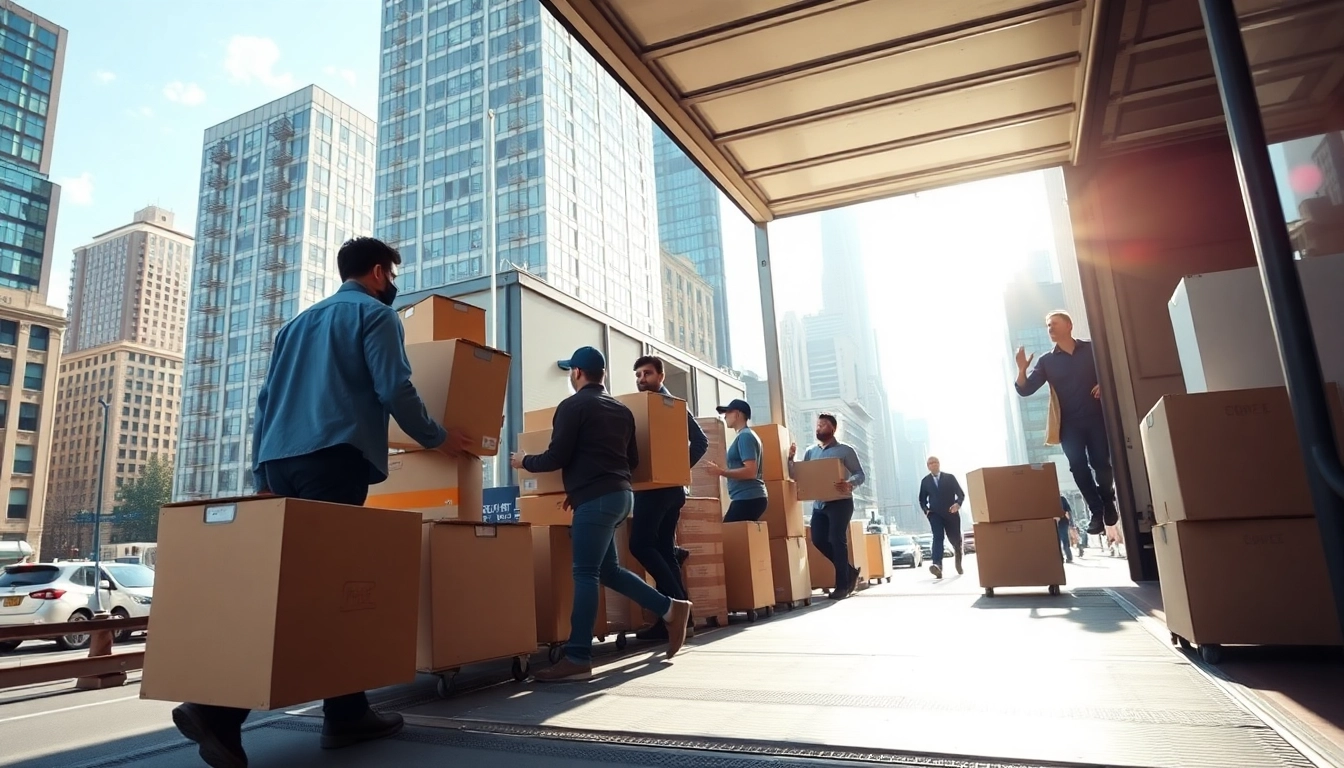 Efficient office moving services NYC team packing in New York City with professionalism.