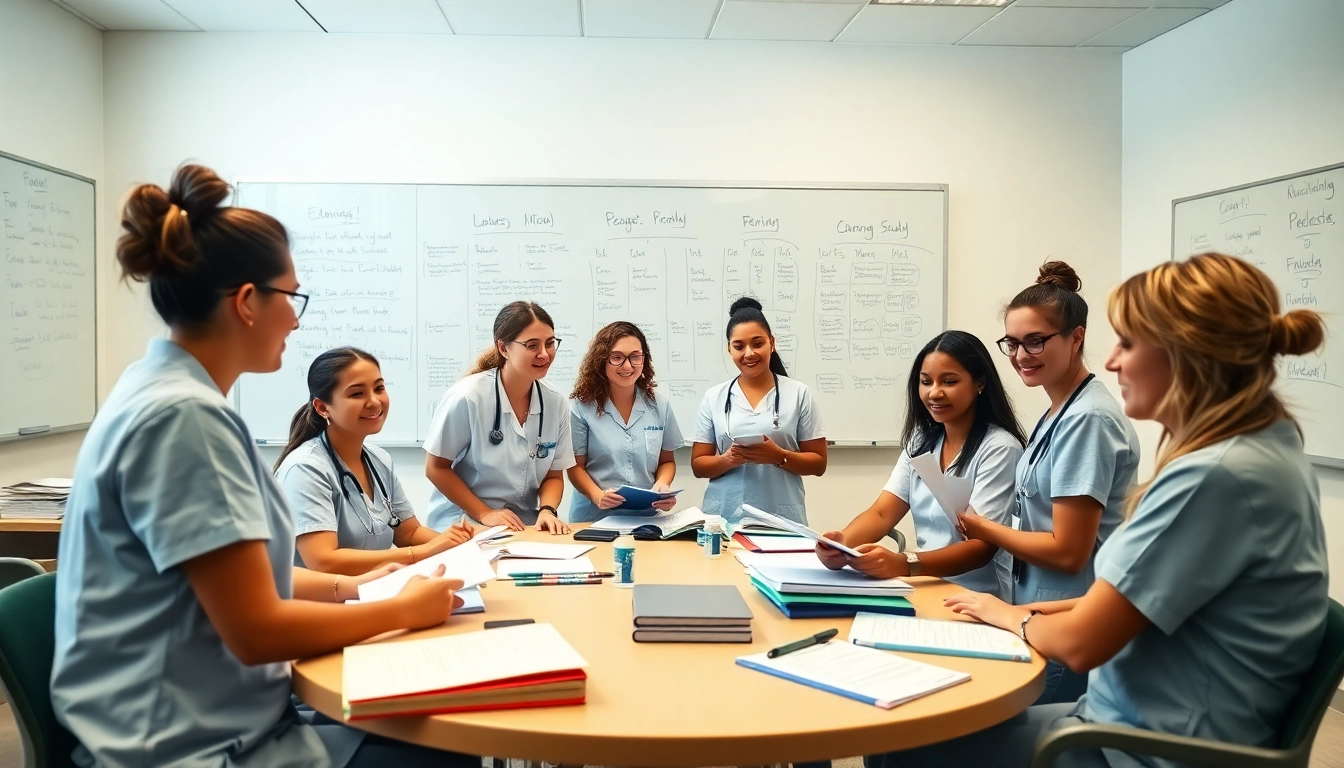 Students attending an in person Nclex review in Houston focus on collaborative study techniques.