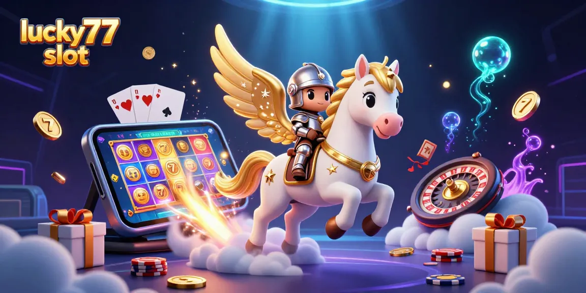 Experience thrilling gameplay with lucky77 slot as characters and casino elements come alive in vibrant 3D.