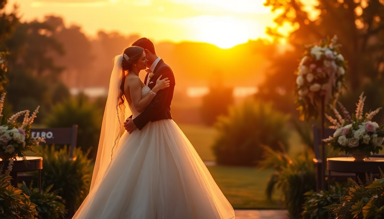 Wedding photographer Cambridge Ontario capturing a couple's romantic embrace in a picturesque outdoor setting.