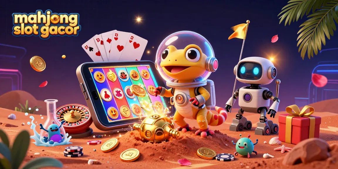 Play the exciting mahjong slot gacor with colorful spinning reels and golden coins erupting as players enjoy thrilling wins.