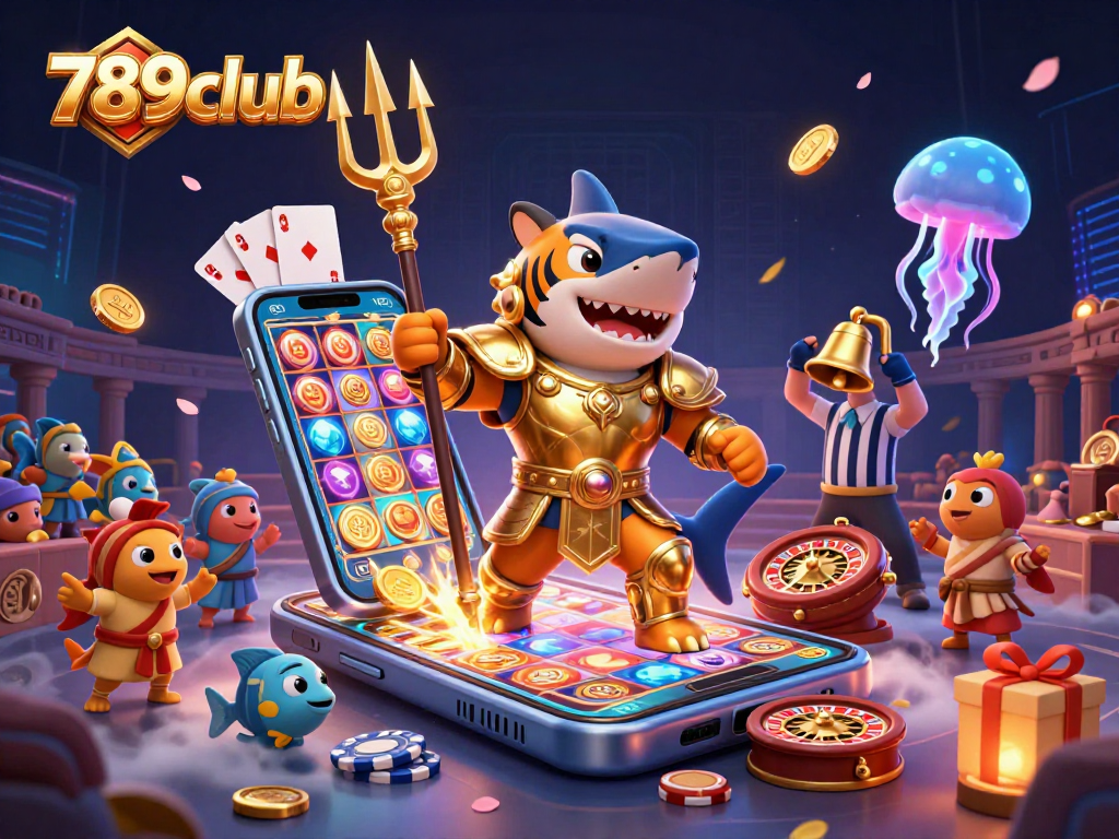 Experience thrilling games at 789club featuring a vibrant underwater casino scene.