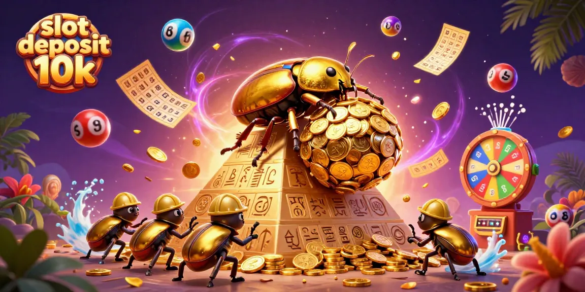Permainan slot deposit 10k memberikan peluang menang tinggi dengan deposit minimal, simbol keberuntungan, dan jackpot besar.
