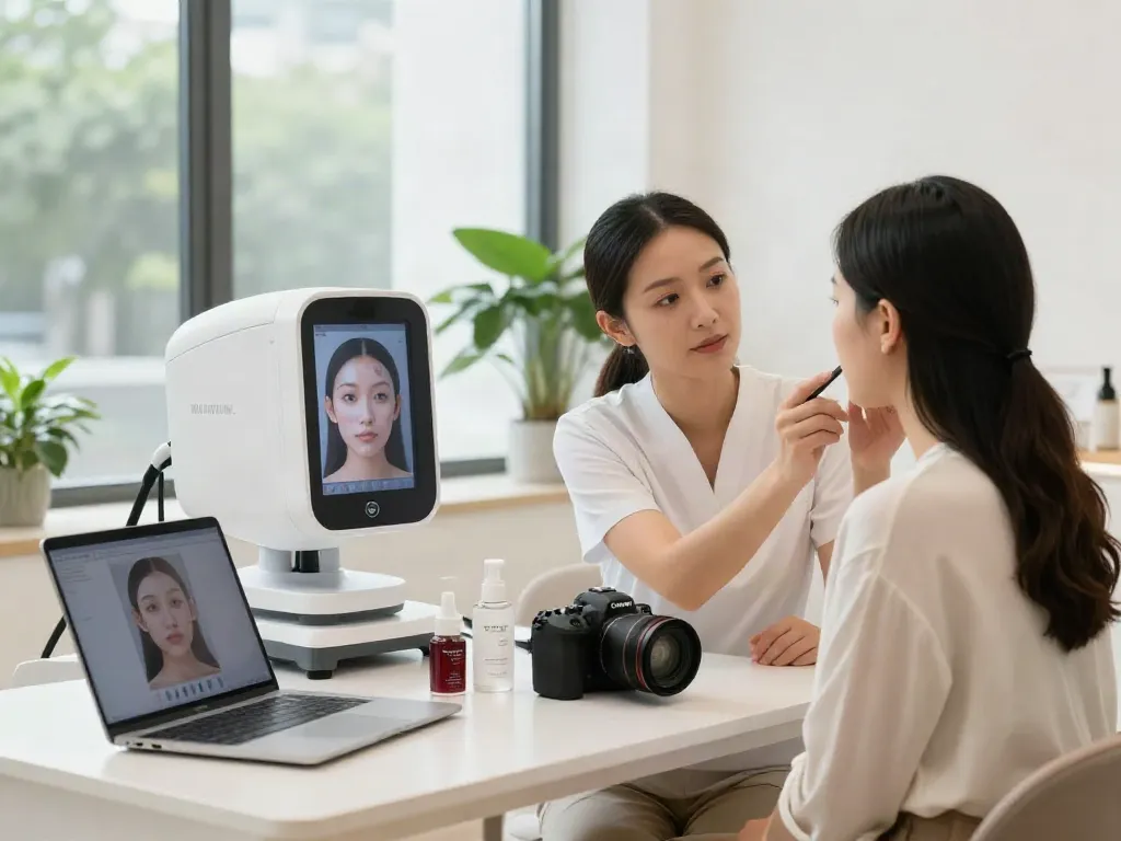 Alternatives to QOVES explored in a modern skincare consultation.