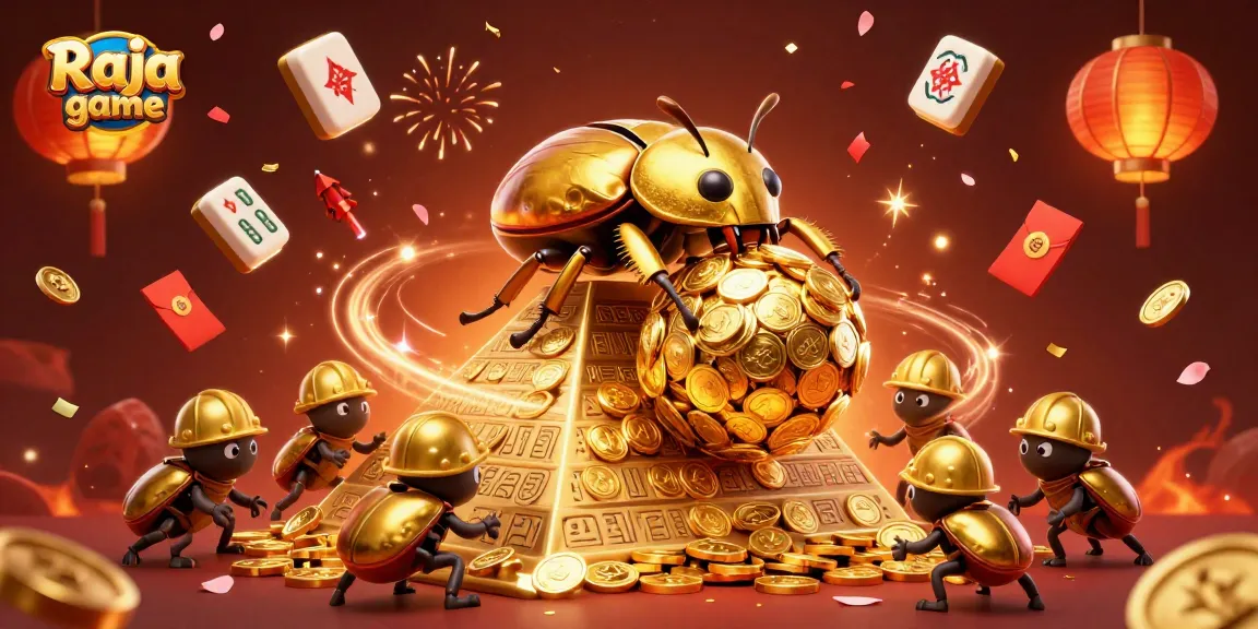 Engage in thrilling gameplay with the Raja game, featuring lucky symbols and exciting visuals.