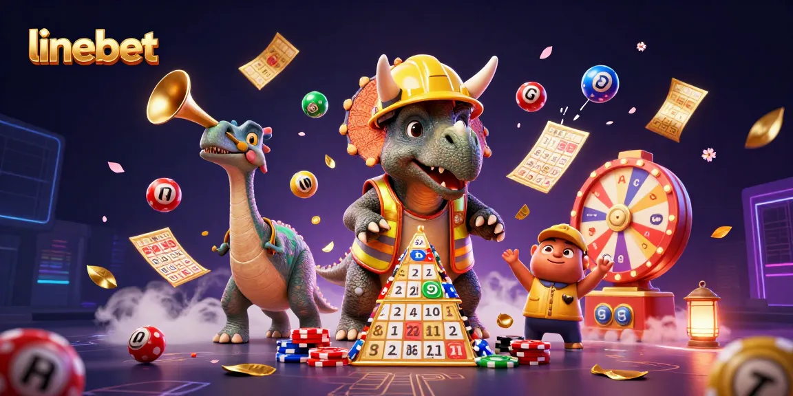 Experience thrilling gaming with linebet's vibrant casino scene featuring joyous characters and exciting elements.
