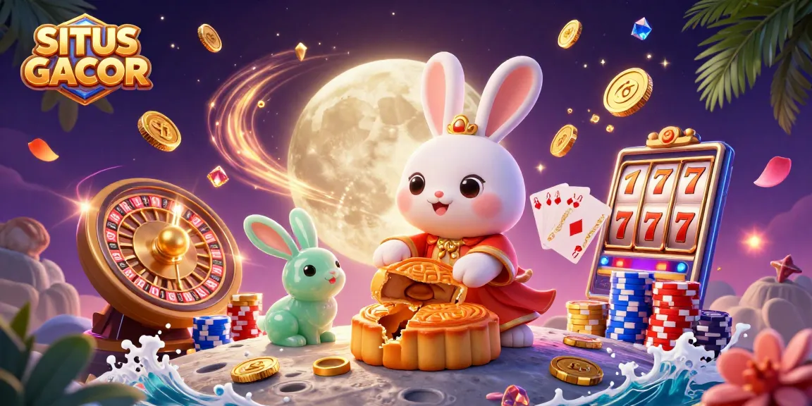 Engage in thrilling games at SITUS GACOR with exciting poker chips and slot machine reels!